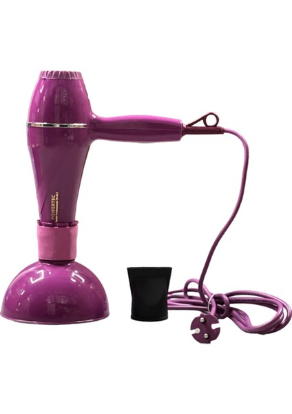 Renkli Difüzör Başlıklı Profesyonel Saç Kurutma ve Fön Makinesi Mor Renk modelleri