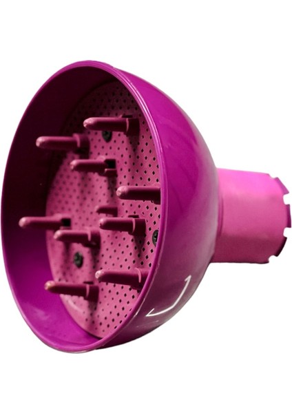 Renkli Difüzör Başlıklı Profesyonel Saç Kurutma ve Fön Makinesi Mor Renk indirimleri