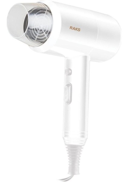 Hassas ve Güçlü Profesyonel Saç Kurutma Makinesi, Beyaz Renk, 1000 W Gücüyle.