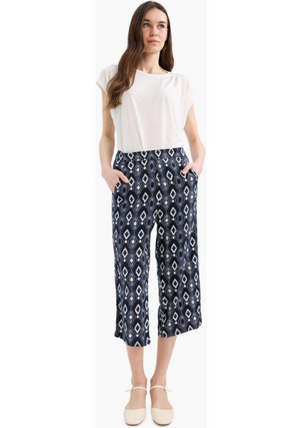 Desenli Düz Paça Kapri E5256AX25SM fiyatları