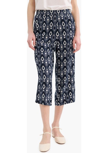 Desenli Düz Paça Kapri E5256AX25SM modelleri