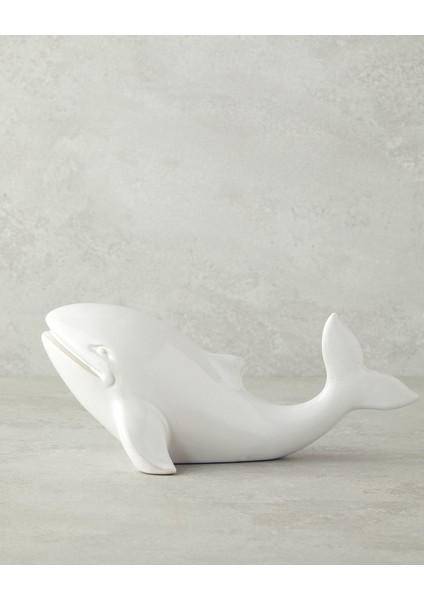 Little Whale Biblo 24,5X12,5X10,1 cm Bej