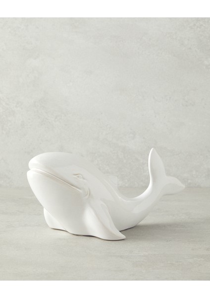 Little Whale Biblo 24,5X12,5X10,1 cm Bej fiyatları