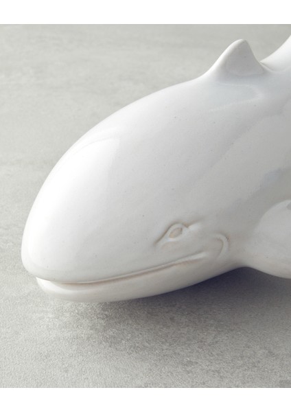 Little Whale Biblo 24,5X12,5X10,1 cm Bej modelleri