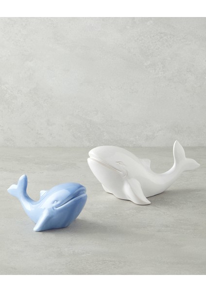 Little Whale Biblo 24,5X12,5X10,1 cm Bej fırsatları