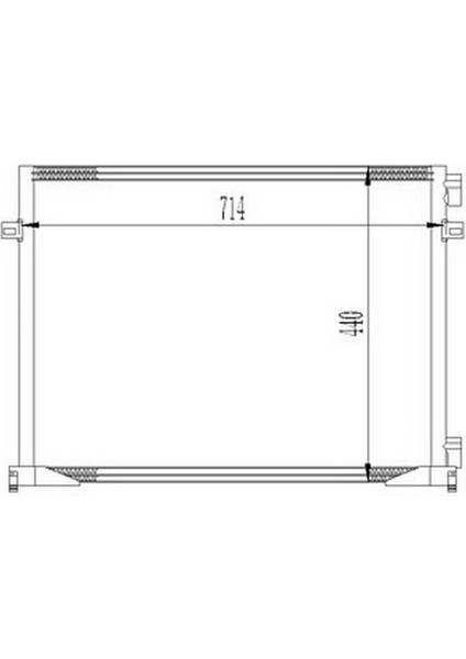 Orıs CRN359016 - Klima Kondenseri Trafıc Iı 01 Opel Vivaro A 01 Dizel-Benzinli Oto.-Mek.