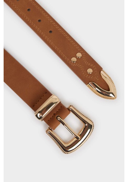 Kadın Suni Deri Jean Kemeri F3287AXNS fiyatları