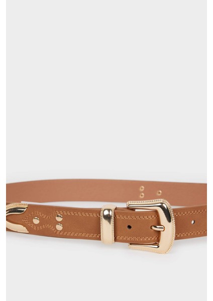 Kadın Suni Deri Jean Kemeri F3287AXNS modelleri