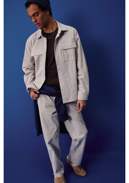 Wide Leg Geniş Paça Fitilli Kadife Pantolon F2042AX25WN