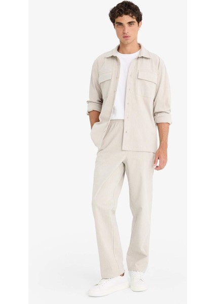 Wide Leg Geniş Paça Fitilli Kadife Pantolon F2042AX25WN fiyatları