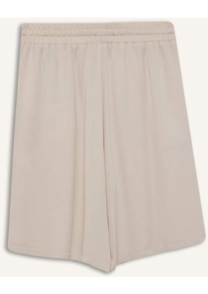 Yüksek Bel Kısa Paça Viskon Şort N5389AZ25HS