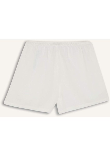 Coool Regular Fit Normal Bel Kısa Paça Keten Karışımlı Şort D8008AX25HS