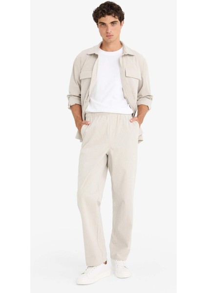 Wide Leg Geniş Paça Fitilli Kadife Pantolon F2042AX25WN modelleri