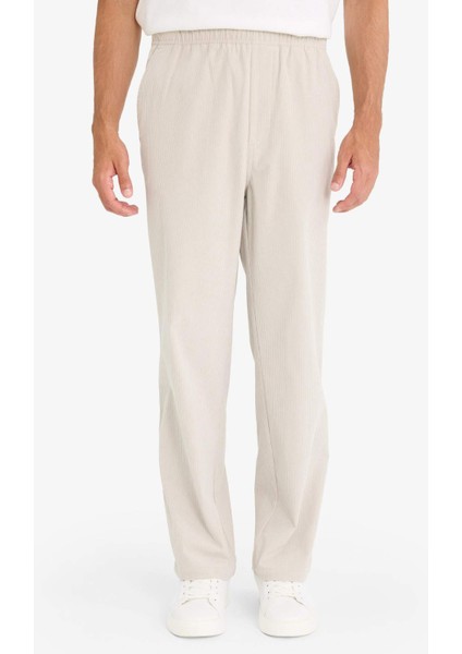 Wide Leg Geniş Paça Fitilli Kadife Pantolon F2042AX25WN