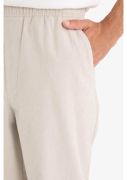 Wide Leg Geniş Paça Fitilli Kadife Pantolon F2042AX25WN