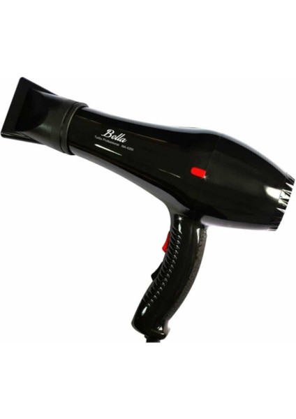 Hızlı ve Profesyonel Saç Kurutma Cihazı, Şık Siyah Tasarım