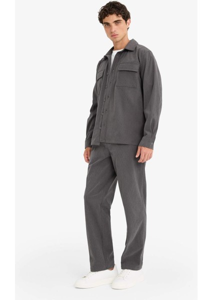 Wide Leg Geniş Paça Fitilli Kadife Pantolon F2042AX25WN fiyatları