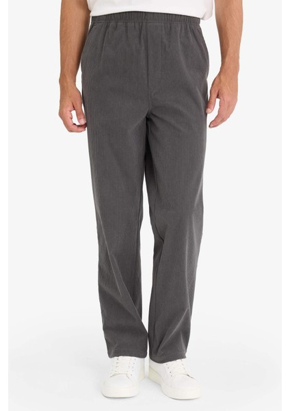 Wide Leg Geniş Paça Fitilli Kadife Pantolon F2042AX25WN indirimleri