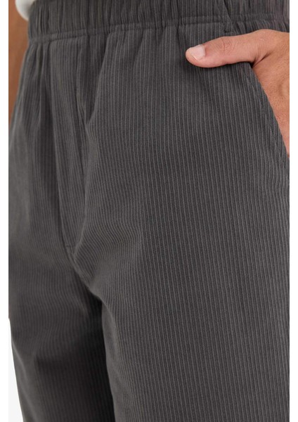 Wide Leg Geniş Paça Fitilli Kadife Pantolon F2042AX25WN