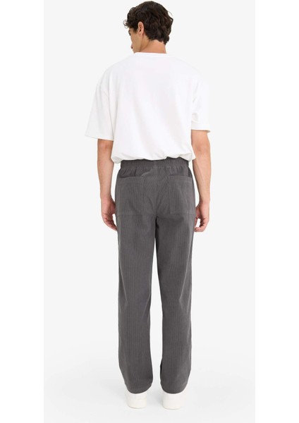 Wide Leg Geniş Paça Fitilli Kadife Pantolon F2042AX25WN