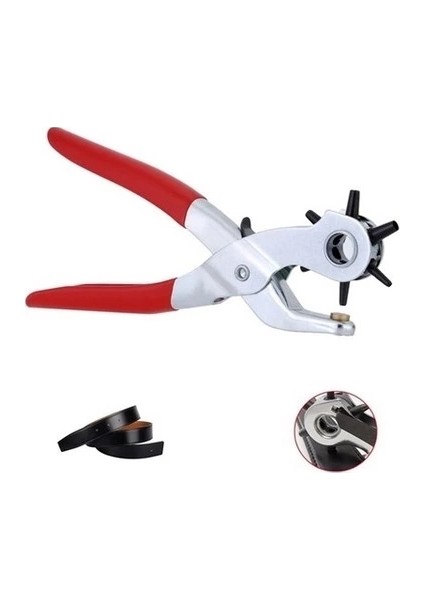 6 Farklı Boyutta Kemer Delme Pensesi Kemer Delici ( Lisinya )