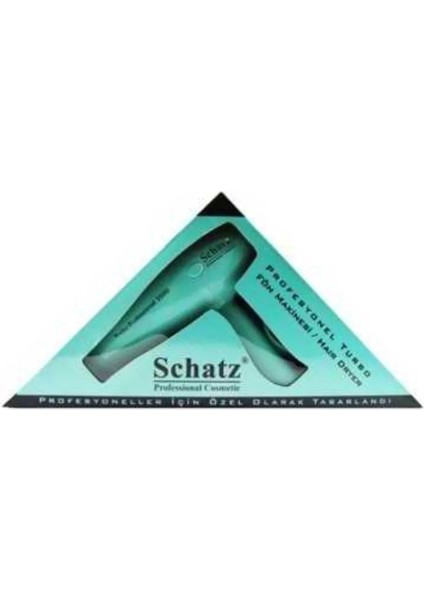 Yüksek Performanslı Profesyonel Turkuaz Fön Makinesi, Şık ve Güçlü Tasarım