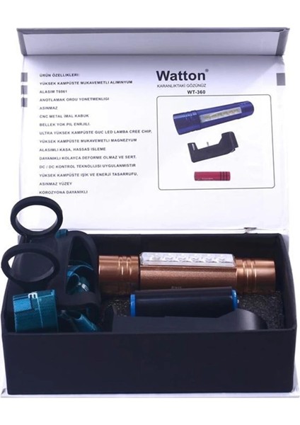 Kafa Lambası Güçlü El Feneri WT-360 ( Lisinya ) fiyatları