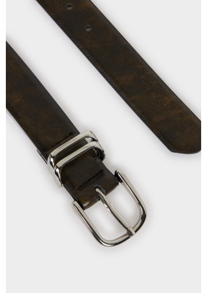 Kadın Oval Toka Suni Deri Jean Kemeri F3284AXNS fiyatları