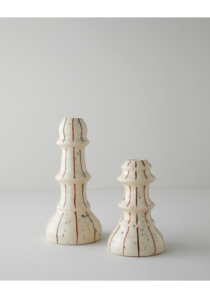 Lilie Şamdan 17,5 cm Krem fırsatları