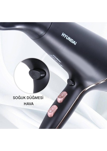 Siyah Elektronik Fön Makinesi 1800 W Saç Kurutma ve Şekillendirme indirimleri