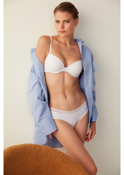 Optik Beyaz Daylift Balenli Dolgusuz Toparlayıcı Sütyen