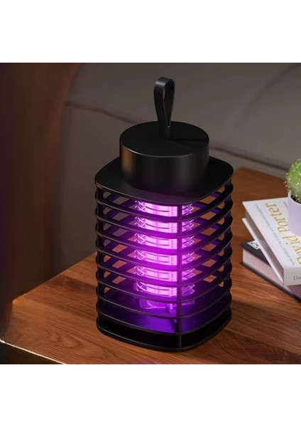 Otomatik Akıllı Sivrisinek Öldürme Lambası Şarj Elektrik Çarpması Sivrisinek Kovucu Lamba Öldürmek Masaüstü Duvar Asmak Sinek Kıran Y20 (5263)