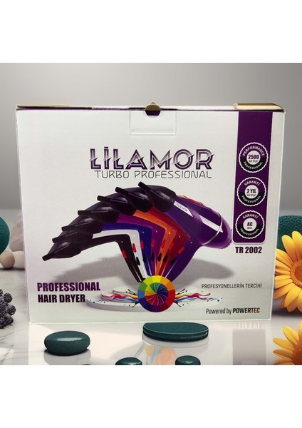 Buz Mavisi Profesyonel Fön Makinesi TR-2002 - Güçlü ve Şık Tasarım