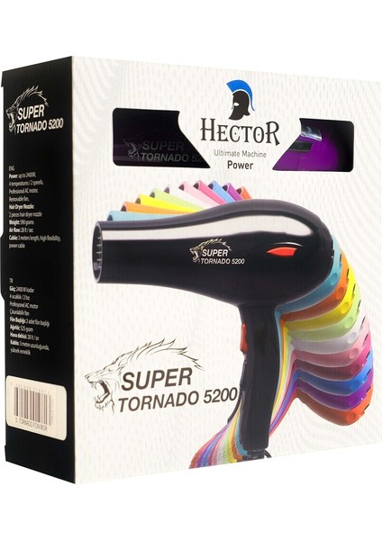 Renkli 2400W Güçlü Saç Kurutma Makinesi, Hızlı ve Parlak Sonuçlar Sağlar modelleri