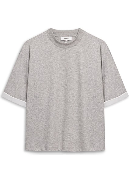 Colorblock Rahat Kesim Tişört IW6250070129005