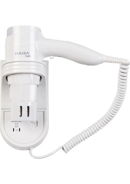 Yüksek Güçlü Duvara Monte Otel Tipi Saç Kurutma Makinesi Beyaz fiyatları