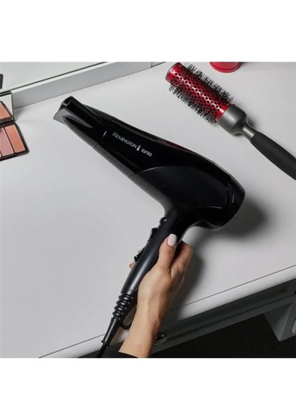 Iyonik Saç Kurutma Makinesi, 2200 W, 3 Isı, 2 Fan ve Soğutma Modu, Renkli Seçenekler