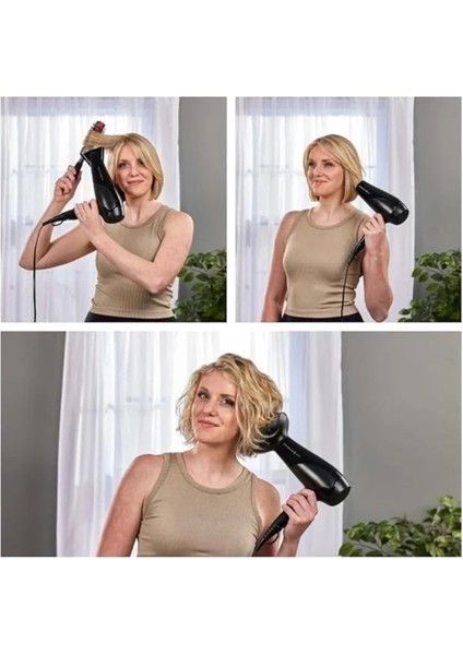Iyonik Saç Kurutma Makinesi, 2200 W, 3 Isı, 2 Fan ve Soğutma Modu, Renkli Seçenekler