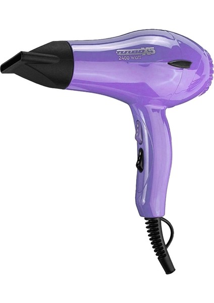 Lila Turbox5 2400W Güçlü Fön Makinesi, Şık ve Hafif Tasarım
