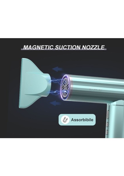 Hızlı ve Güçlü Saç Kurutma Makinesi, Fırçasız Motor, Beyaz Renk fırsatları