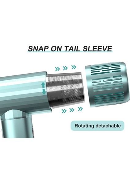 Hızlı ve Güçlü Saç Kurutma Makinesi, Fırçasız Motor, Beyaz Renk indirimleri