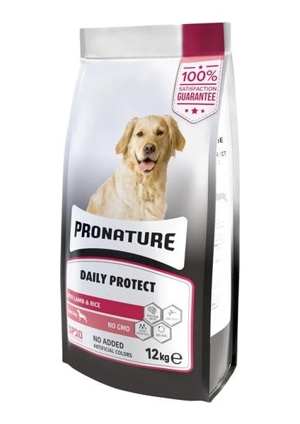 Pronature Daily Adult Kuzu Etli ve Pirinçli Yetişkin Köpek Maması 12 kg