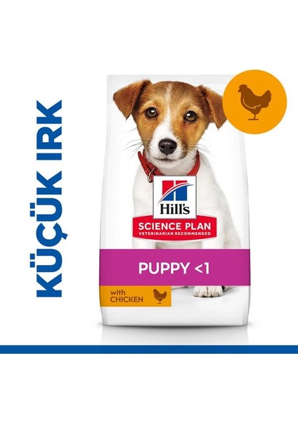 Hills Puppy Small & Miniature Tavuklu Küçük Irk Yavru Köpek Maması 3 kg