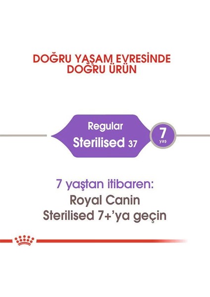 Royal Canin Sterilised Yetişkin Kısırlaştırılmış Kedi Maması 2 kg indirimleri