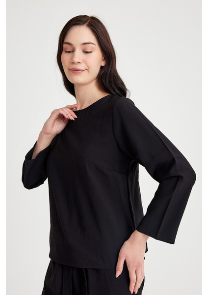 Keten Günlük Rahat Beli Kemerli Kadın İkili Takım Alt Üst