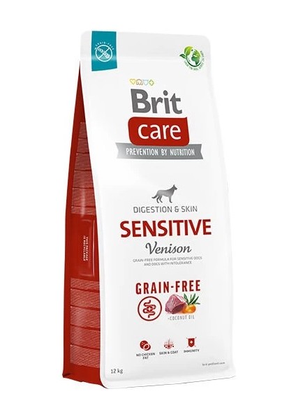 Brit Care Sensitive Tahılsız Geyik Etli Yetişkin Köpek Maması 12 kg