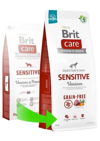 Brit Care Sensitive Tahılsız Geyik Etli Yetişkin Köpek Maması 12 kg fiyatları