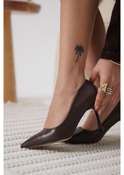 Zelena Kadın Acı Kahve Stiletto