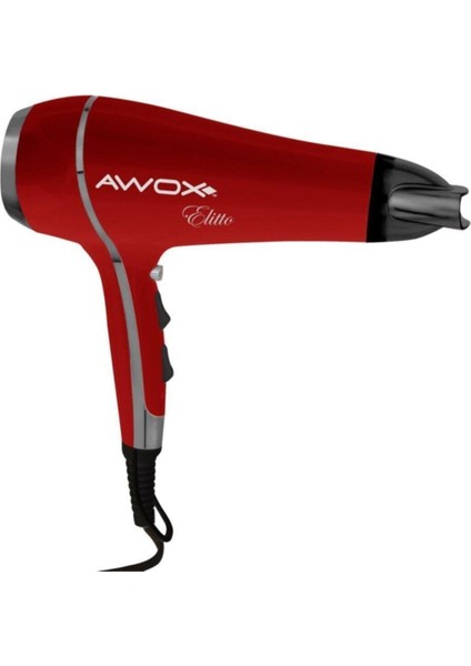 Kırmızı Profesyonel Saç Kurutma Makinesi, Dc Motor, Hızlı ve Etkili Kurutma