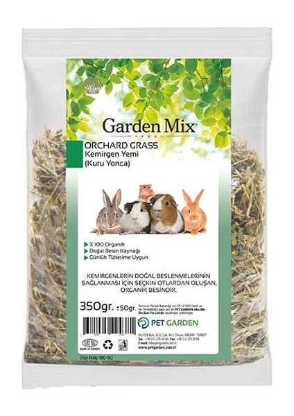Garden Mix Kemirgenler Için Kuru Yonca Ödülü